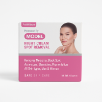 Model night cream spot removal